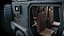 Carro blindado militar equipado com interior