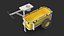 Beach Fishing Cart 3D Model