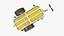 Beach Fishing Cart 3D Model
