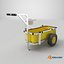 Beach Fishing Cart 3D Model