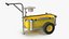 Beach Fishing Cart 3D Model