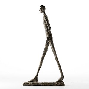 3D Alberto Giacometti  WALKING MAN model