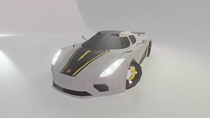 Koenigsegg Regera Ghost 3D model