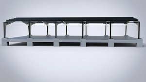 Industrial Metal Hangar