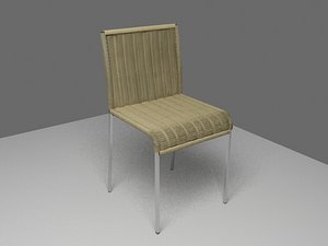 chair straw 3d model