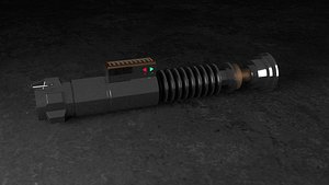 3D lightsaber luke