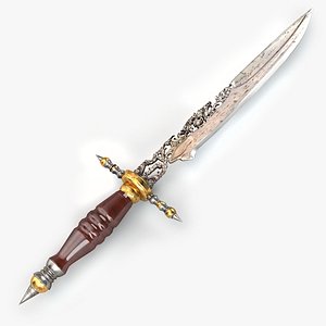 3d model dagger