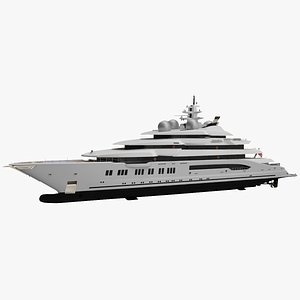 Amadea Superyacht model