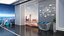 showroom d'entreprise de style futur