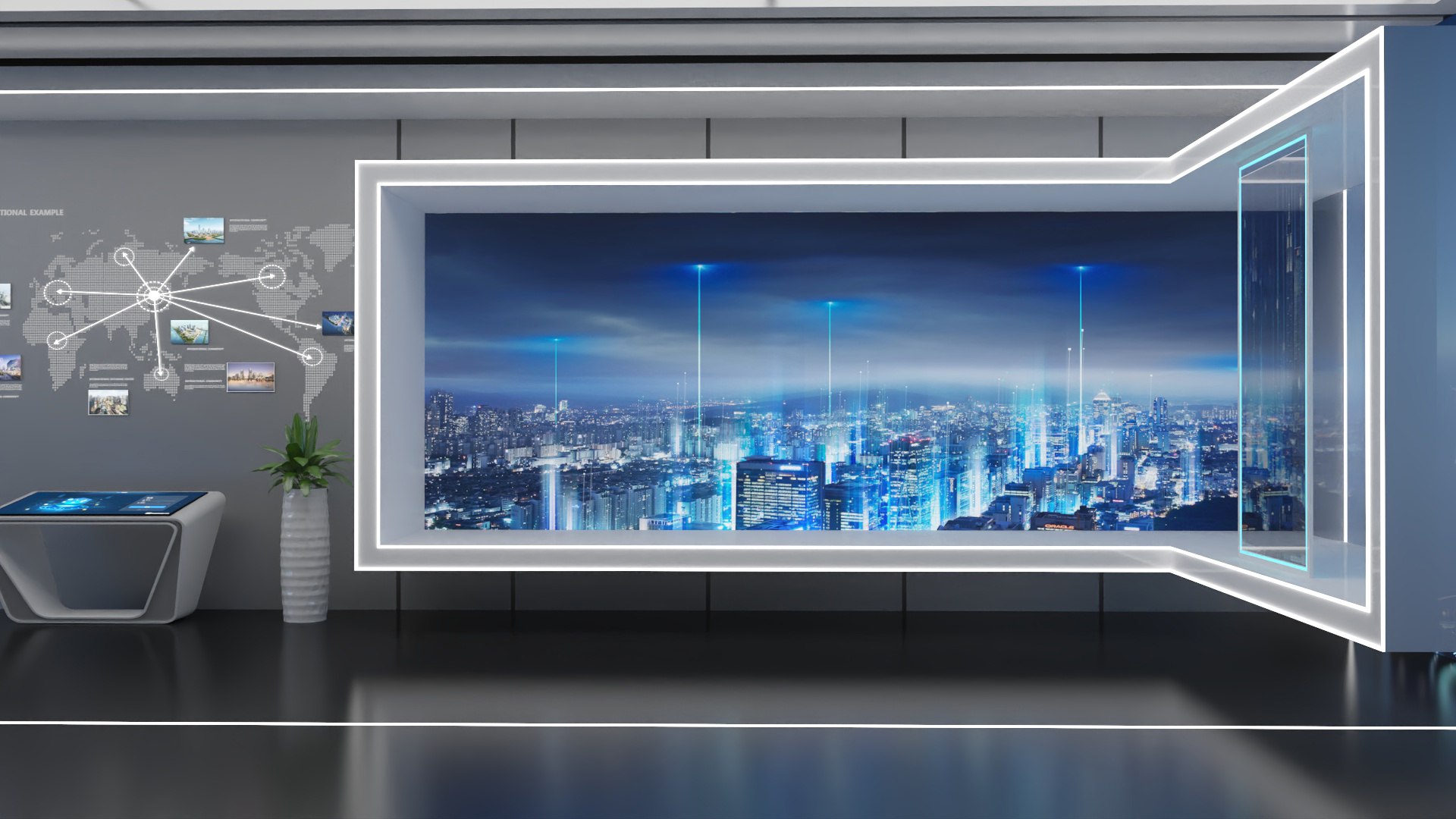3D future style enterprise showroom https://p.turbosquid.com/ts-thumb/q8/mkTRBs/uY/preview4/jpg/1690177055/1920x1080/fit_q87/294e830e5f39970024a14e4e3d1362d3ca72f460/preview4.jpg