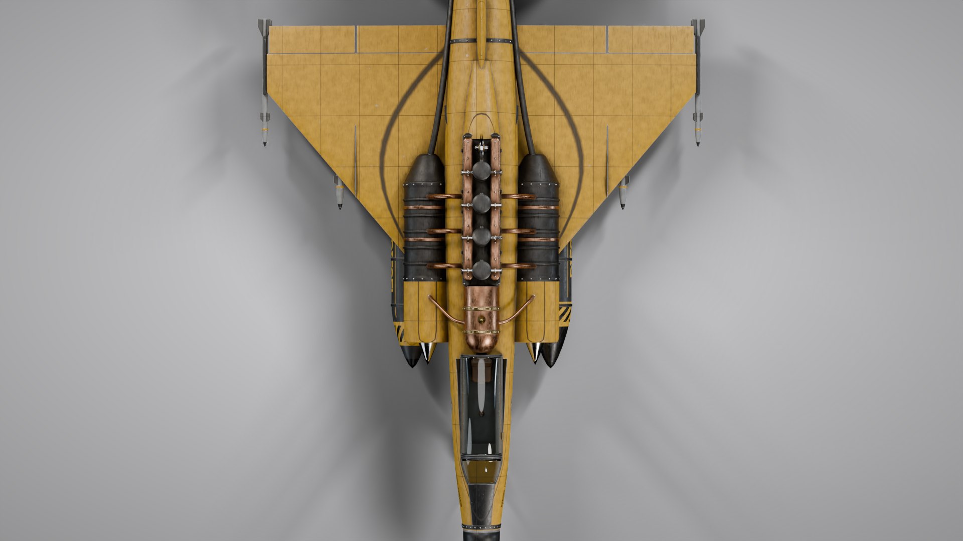 3D model Dieselpunk Jet Fighter - Rigged and Animated PBR https://p.turbosquid.com/ts-thumb/q8/o3auOl/jX/06_top/png/1793112156/1920x1080/fit_q87/134044bbee125c75a1cbf2c99dc4c92b29a81a41/06_top.jpg