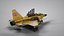 Dieselpunk Jet Fighter - Rigged and Animated PBR