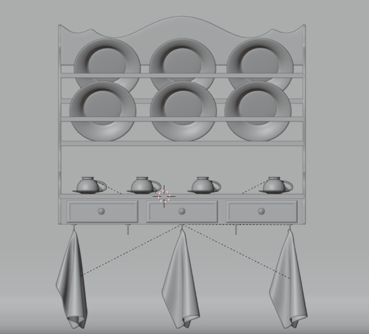 3D Plate Rack - TurboSquid 1723200