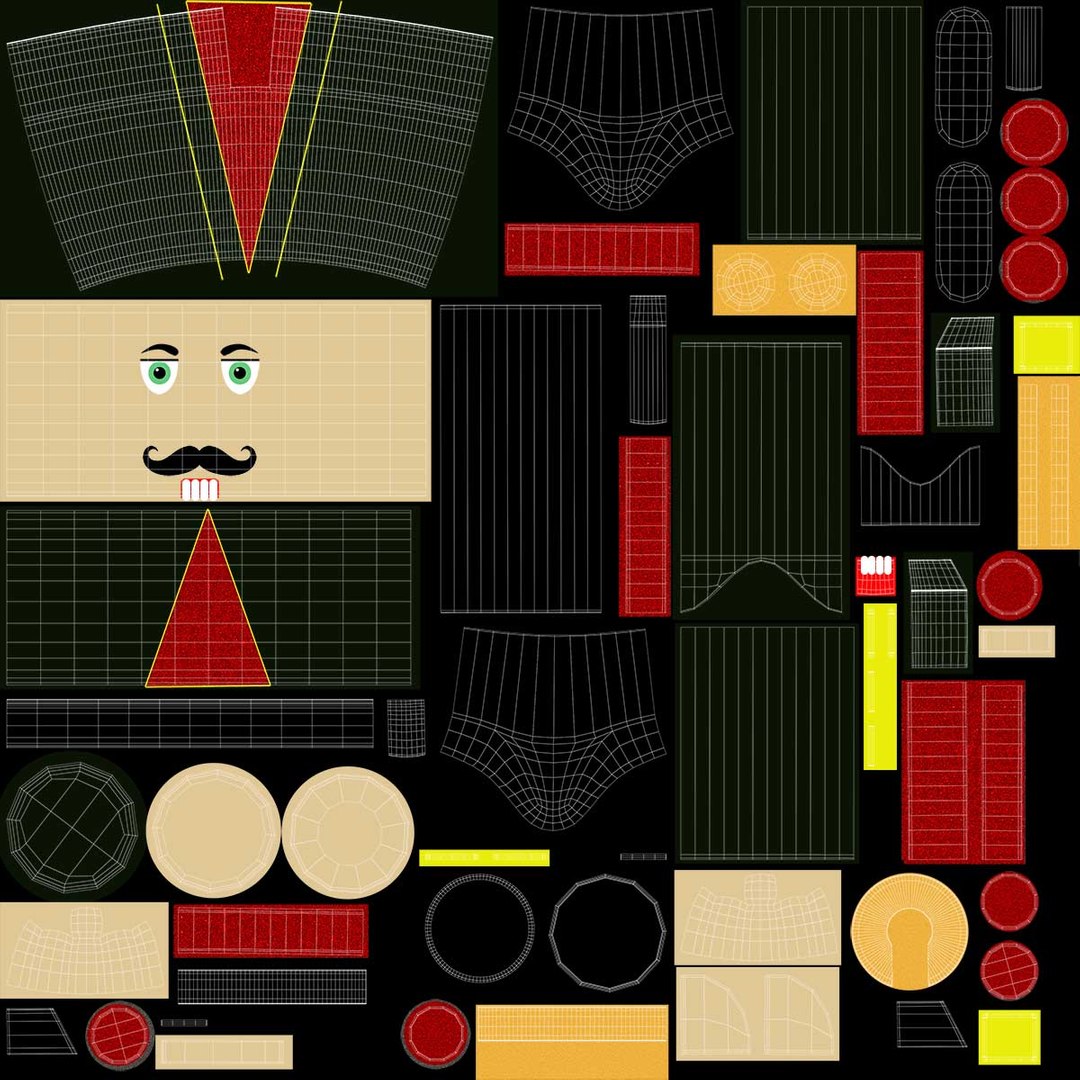 3D Nutcracker v2 TurboSquid 1816613