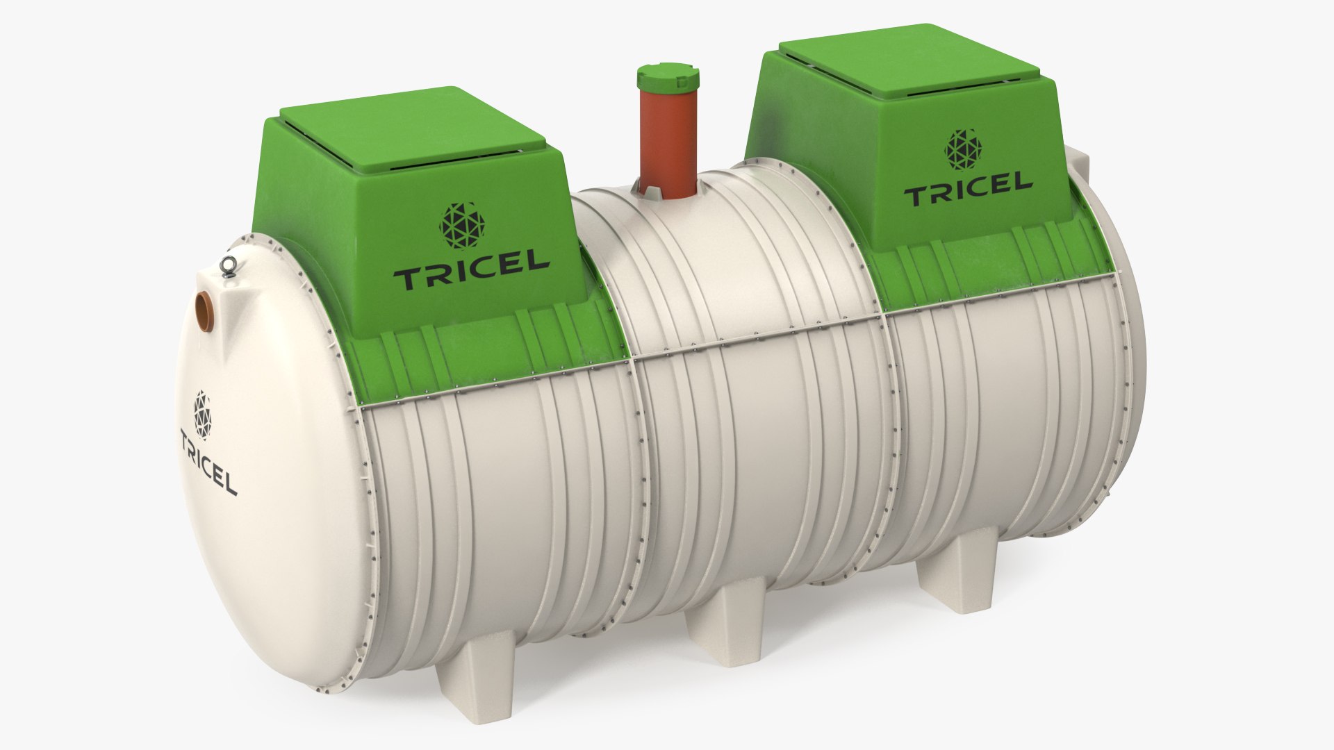 Tricel Novo Sewage Treatment Plant 3D model preview