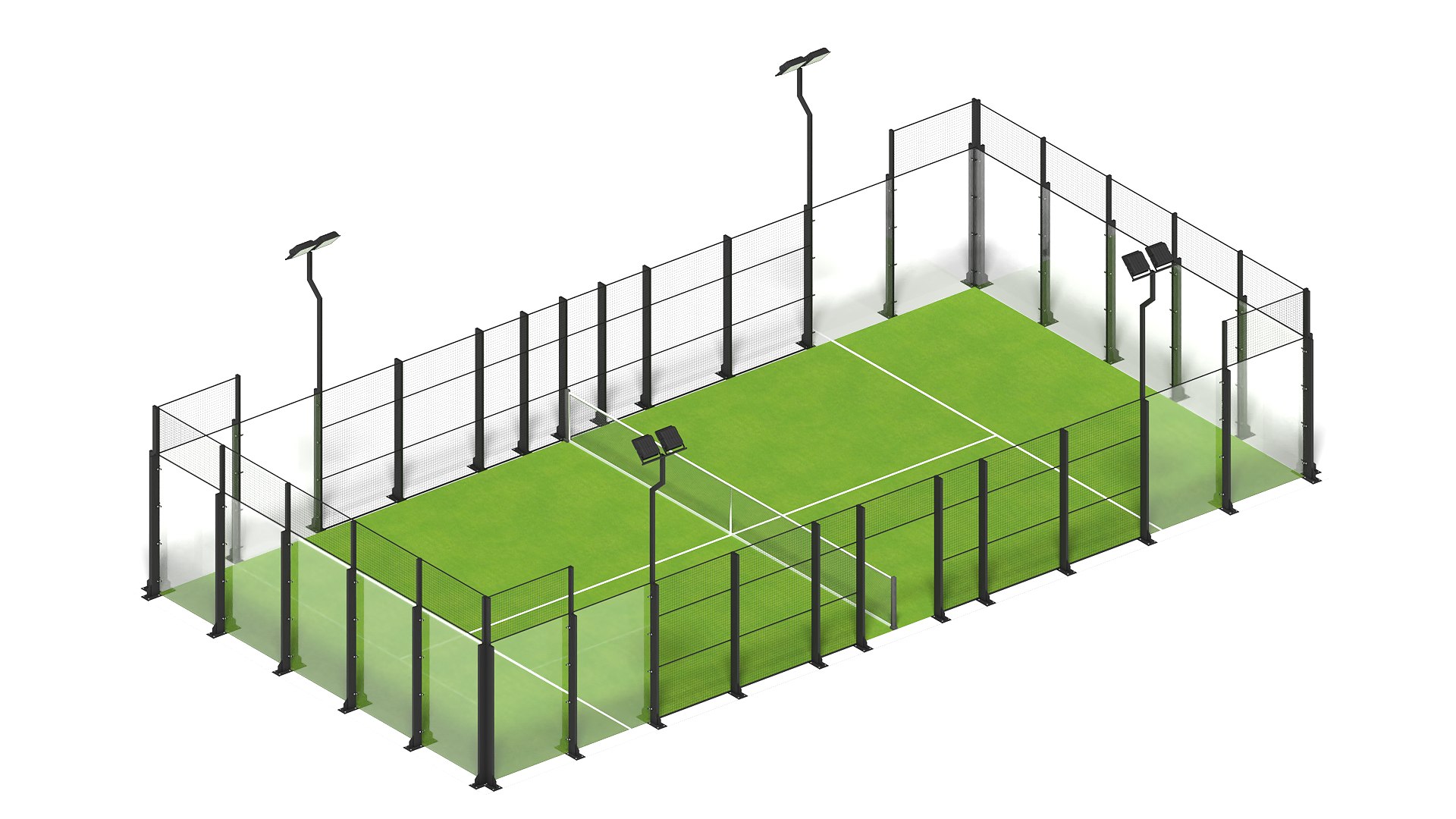 Padel 3D Model - TurboSquid 1704173