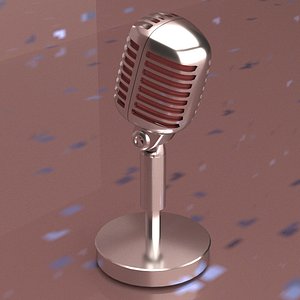 microphone radio 3D