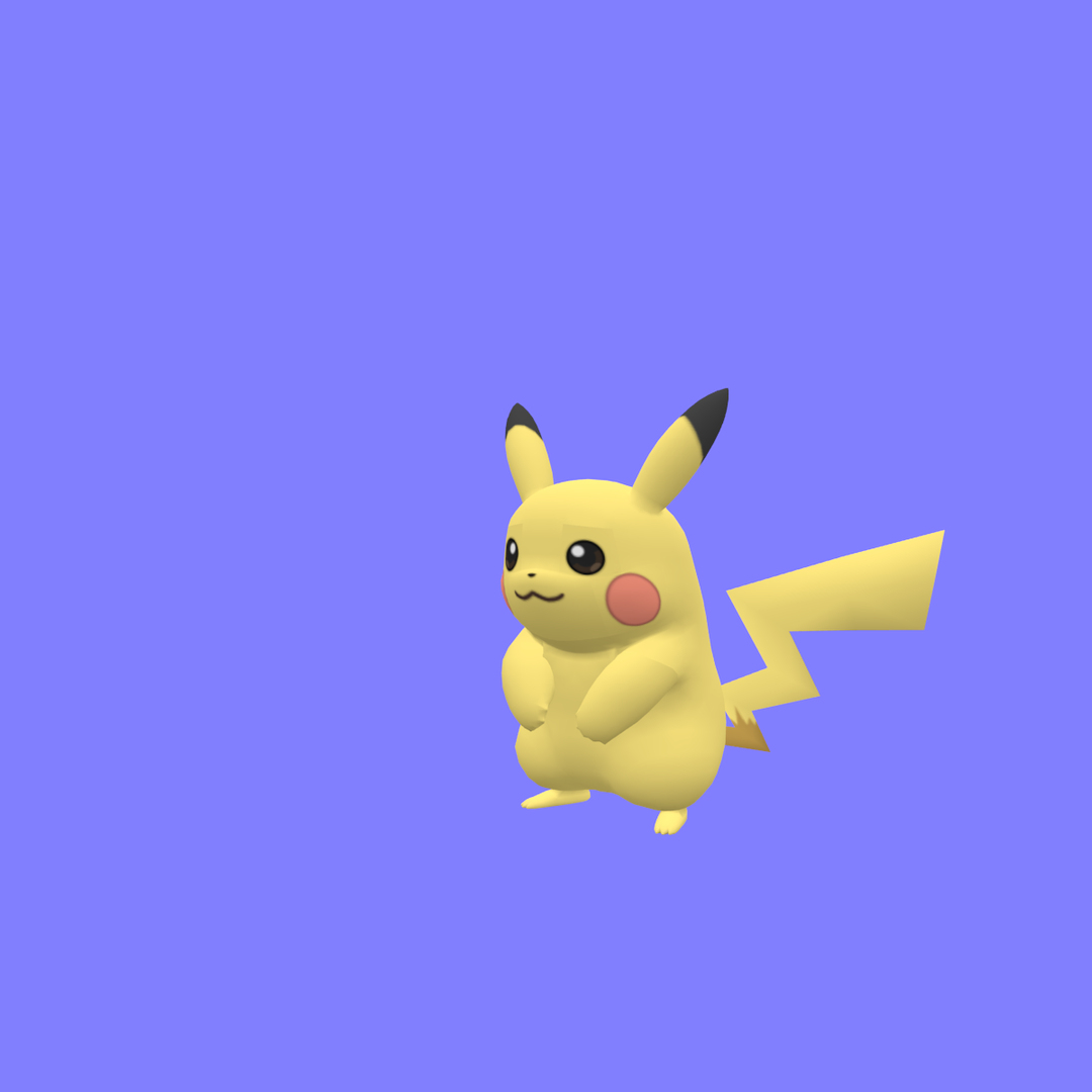 3D Model Pokemon Pikachu - TurboSquid 1641200