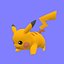 3D model pokemon pikachu