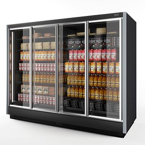 Vertical Glass Door Commercial Refrigerator