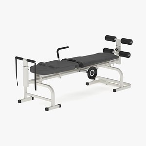 3D Medical Multifunctional Traction Bed model