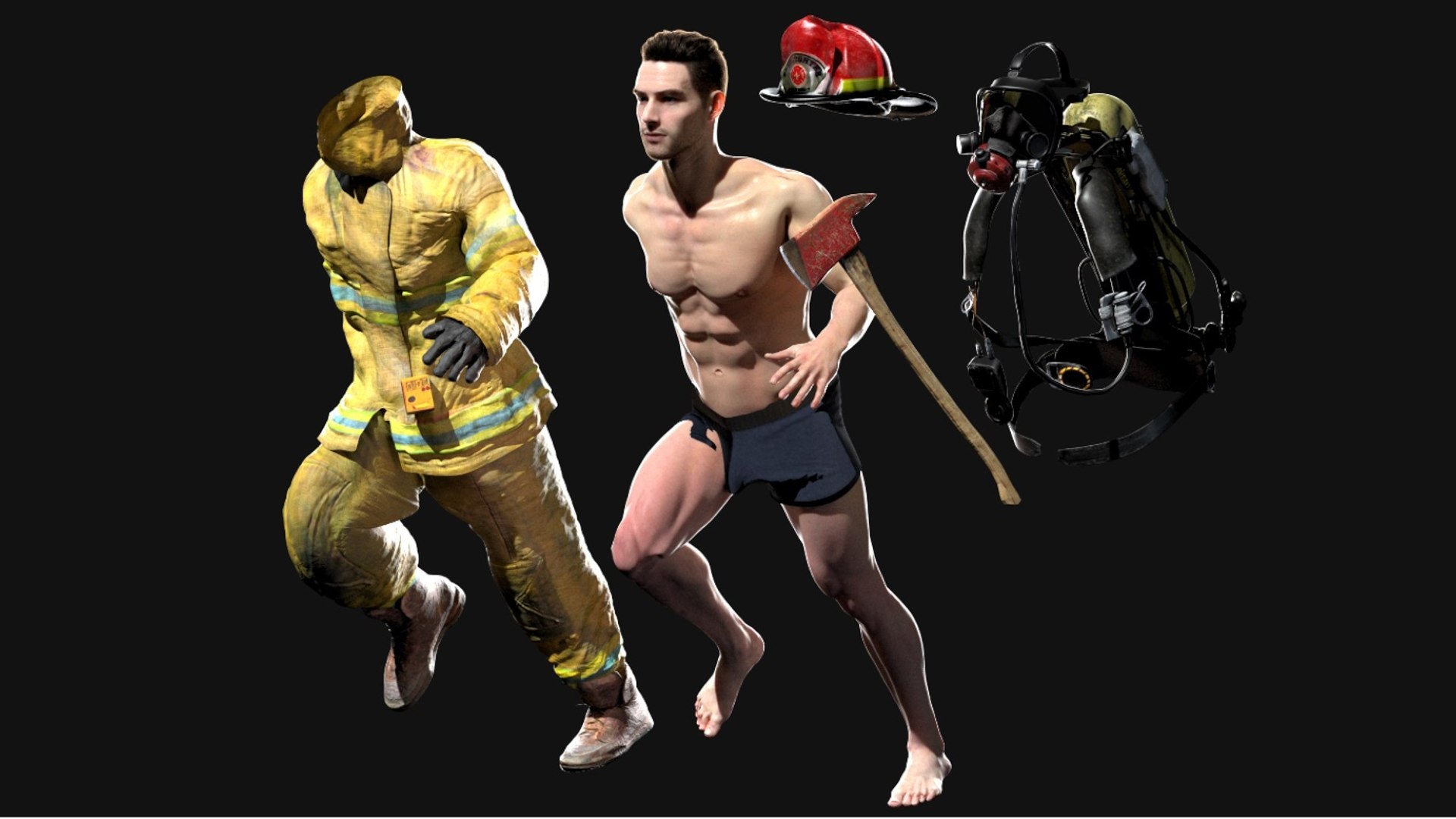 3D Male Firefighter Rigged 3D model https://p.turbosquid.com/ts-thumb/q9/06Hf7T/BX/03/jpg/1761039633/1920x1080/fit_q87/f613a541ec11da8cf040181d0f263627e9ea7b58/03.jpg