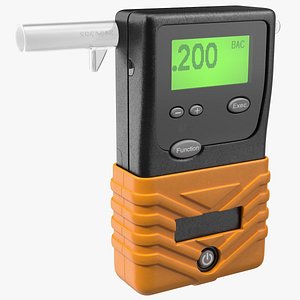 3D portable breath alcohol bac model