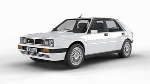 Lancia Delta HF Integrale 16v HQ interior model