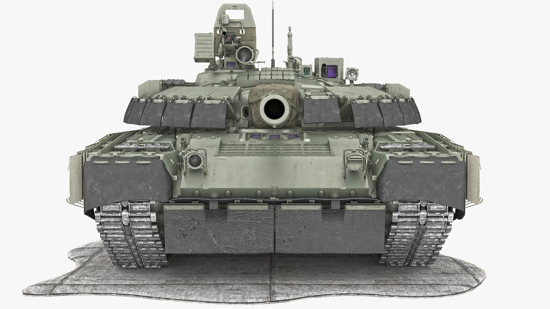 T-80BVM Main Battle Tank 3D Model - TurboSquid 2343104