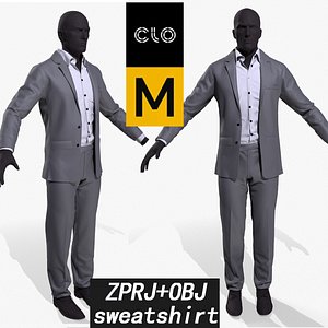 3D Men s Business Suit Marvelous Desigher Project