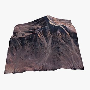 Desert Mountain Terrain 3D model