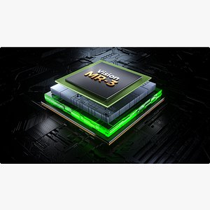 3D C4D Octane Vision Pro chip scene CPU chip structure cool chip