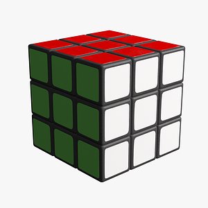 3D model rubik s cube
