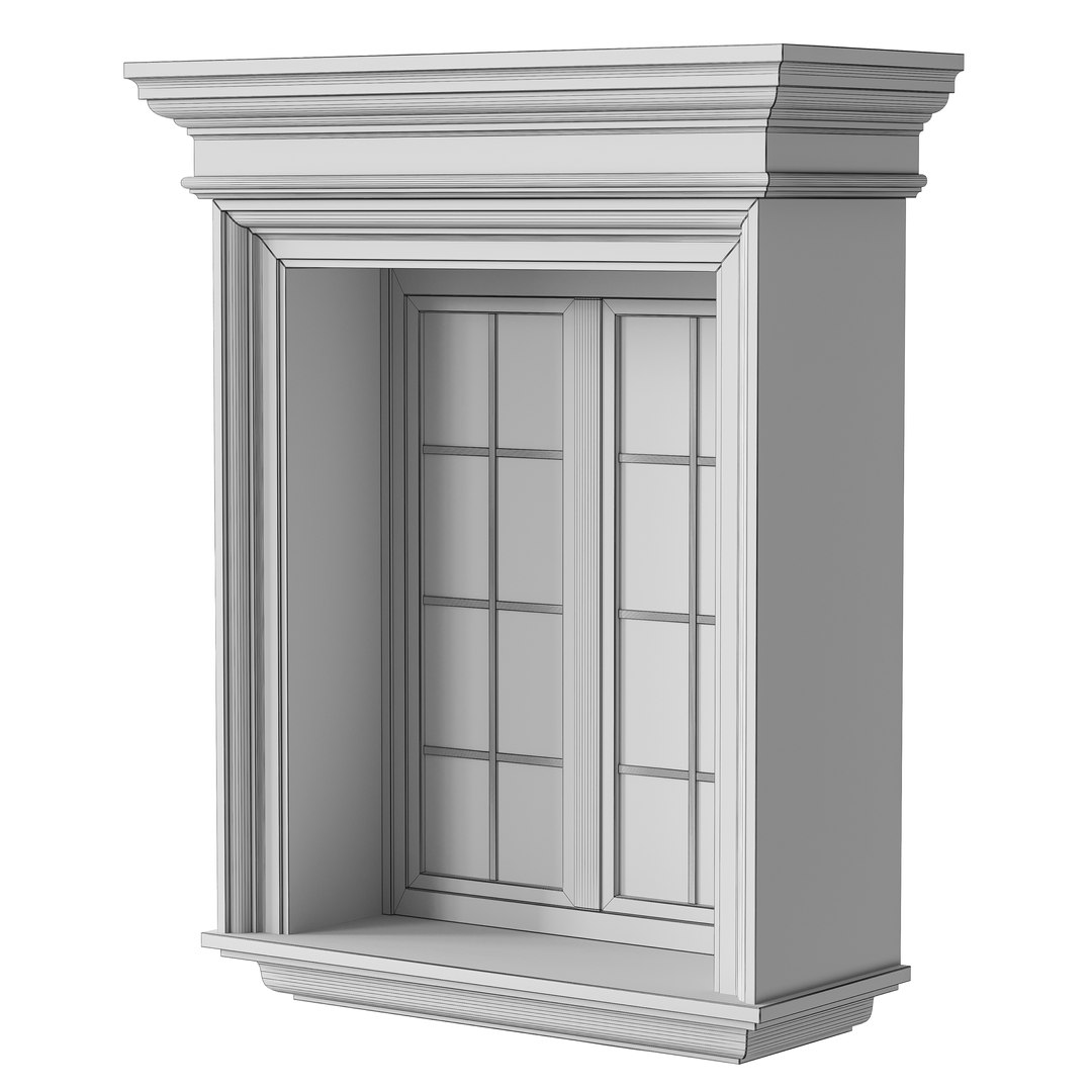 Architectural Classic Window 3D Model 4 - TurboSquid 2390546