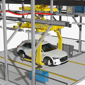 3D model Audi Assembly Line