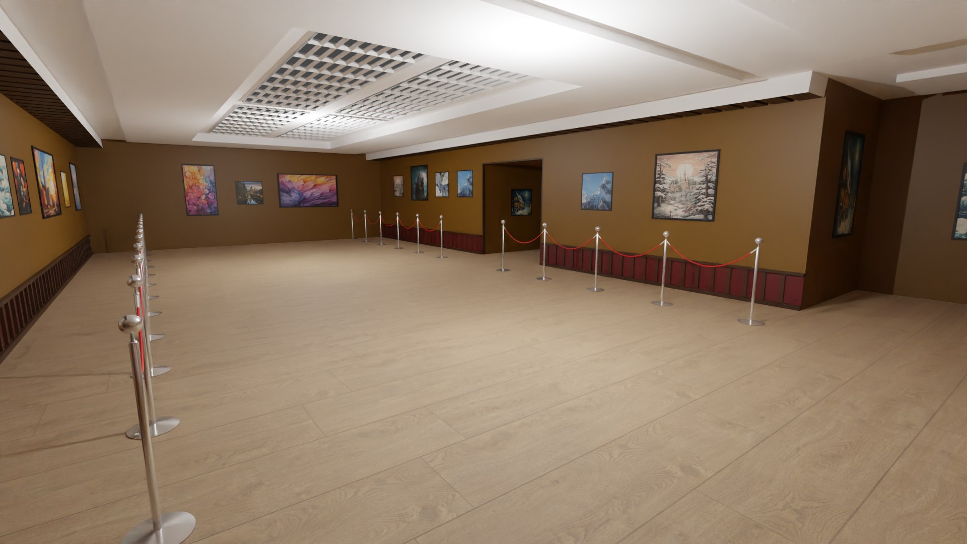 View of Art Gallery 3D Model - TurboSquid 2157939