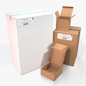 Cardboard Box Collection - Various Size Mix