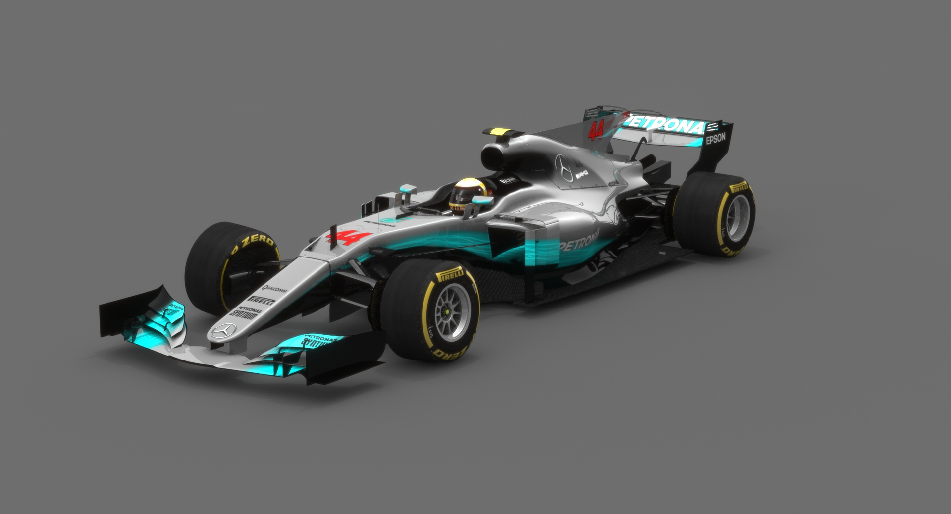 3D mercedes w08 eq power - TurboSquid 1200530