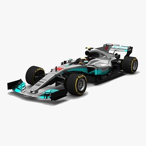 3D mercedes w08 eq power
