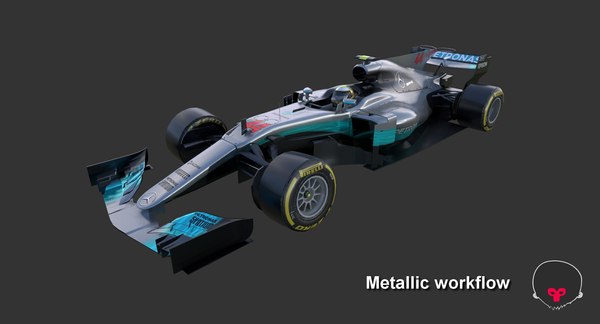 3D mercedes w08 eq power - TurboSquid 1200530