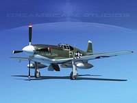 North American P-51B Mustang V12