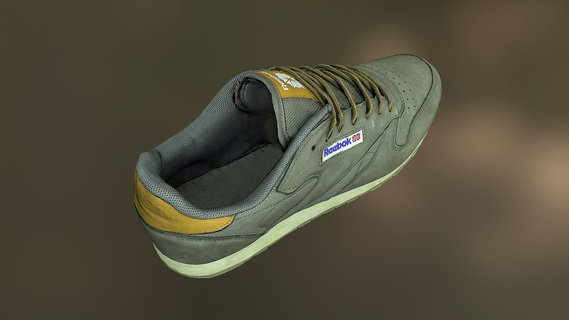 3D worn reebok sneaker shoe - TurboSquid 1275119