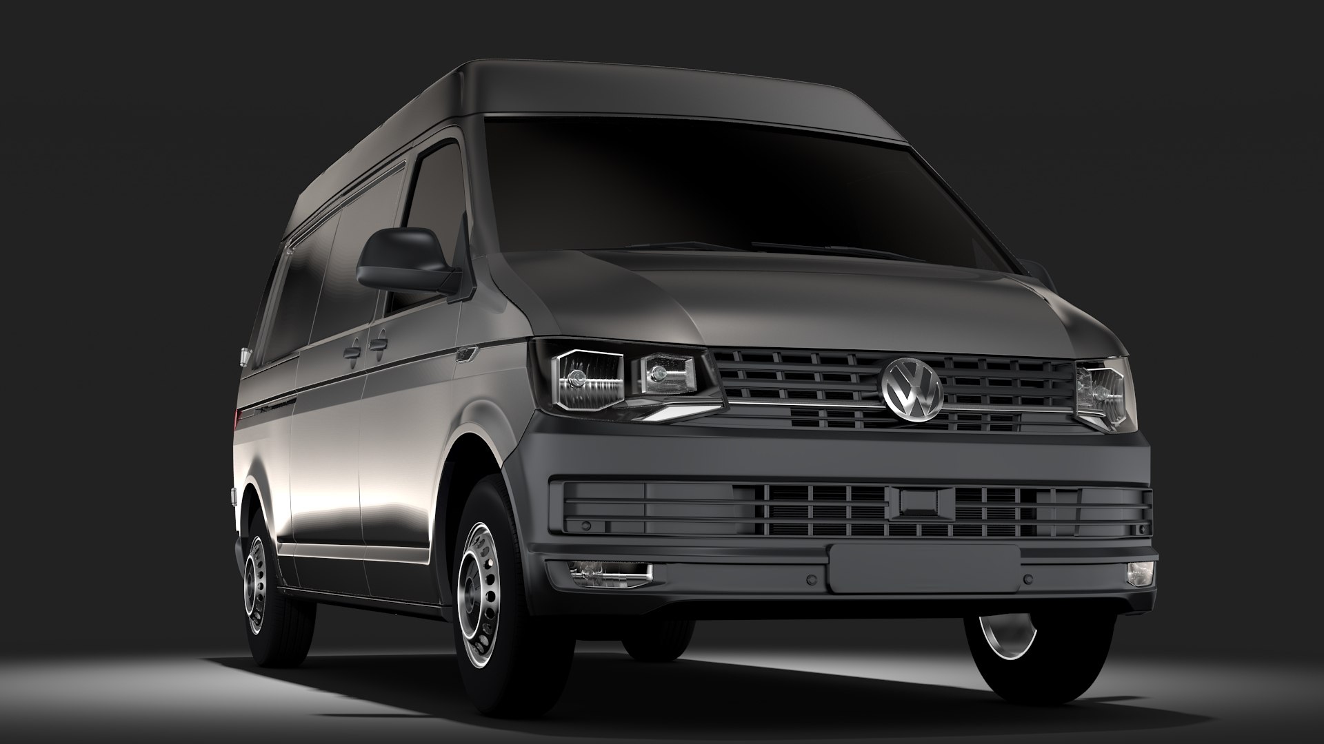 3D Volkswagen Transporter Van - TurboSquid 1197854