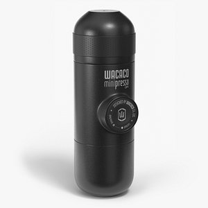 Wacaco Portable Coffee Press Black 3D model