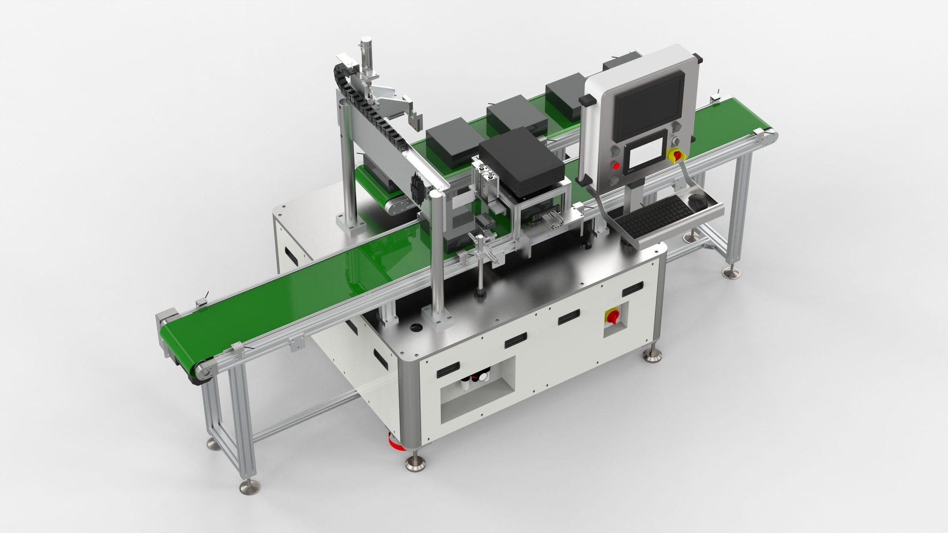 3D Model Automatic Lithium Battery Sorting Machine - TurboSquid 1955155