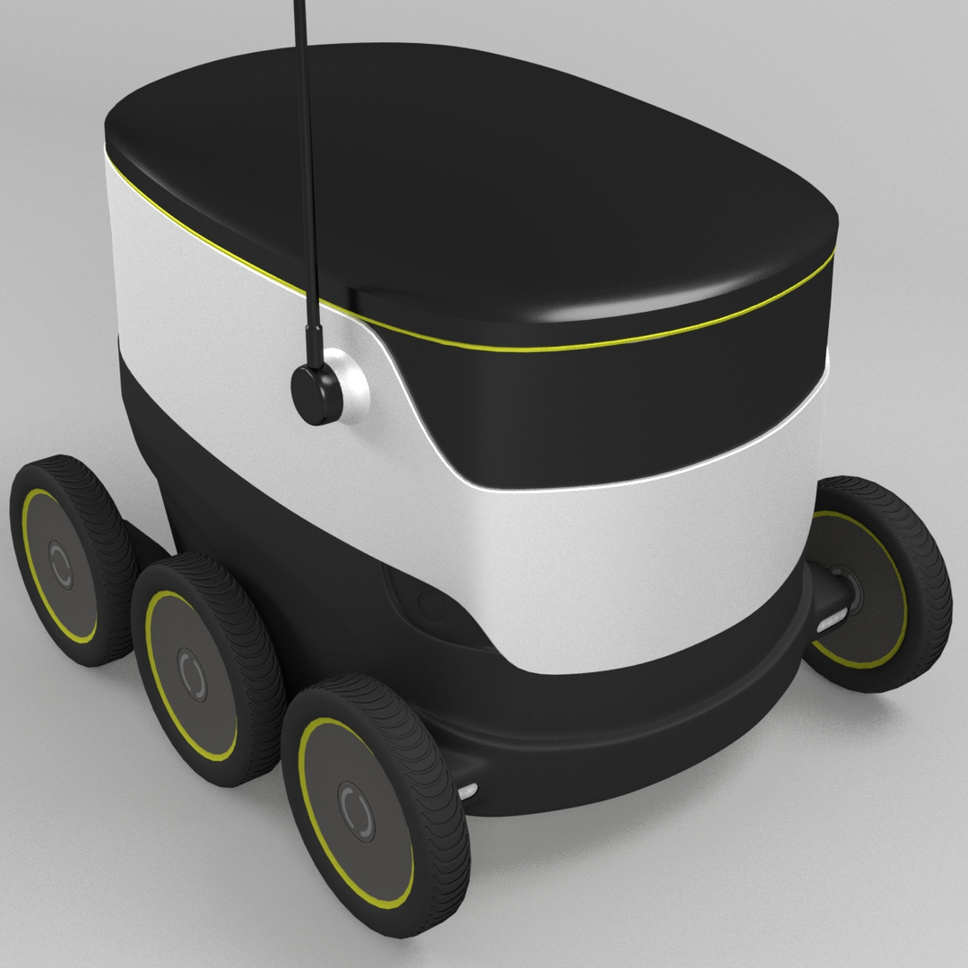 Delivery robot model - TurboSquid 1150318