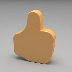 hand thumbs up 3d model