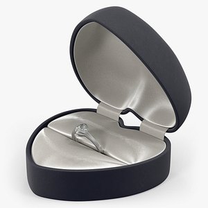 Velvet Gift Box with Diamond Ring
