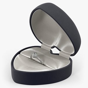Velvet Gift Box with Diamond Ring