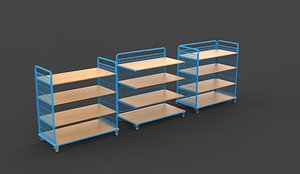 3D Tier Trolley 3D model